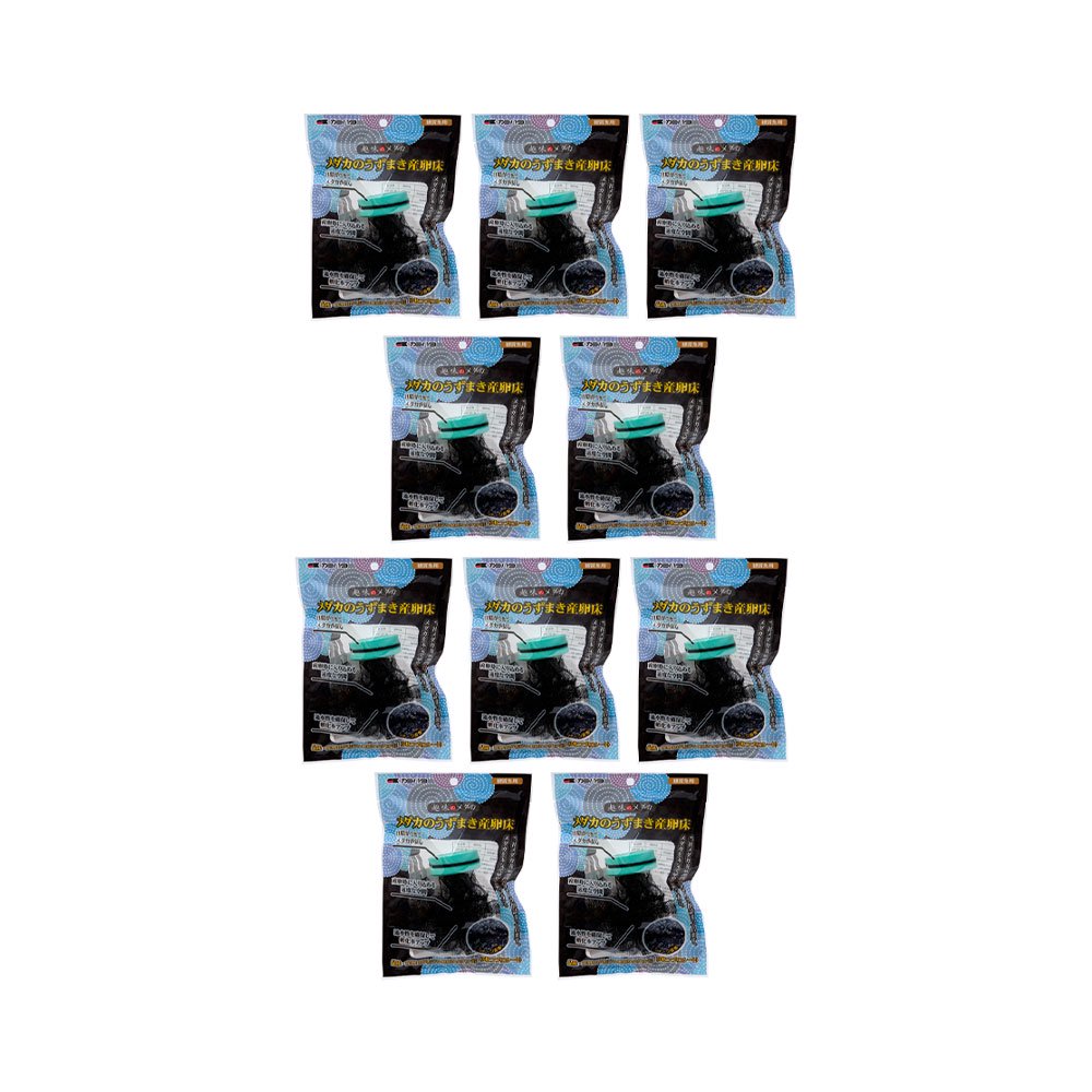 カミハタ　メダカのうずまき産卵床　緑X１０個　孵化率９０％　産卵数アップ　タグ付き　ＣＲＣ10―92―40―00―00 4,641円