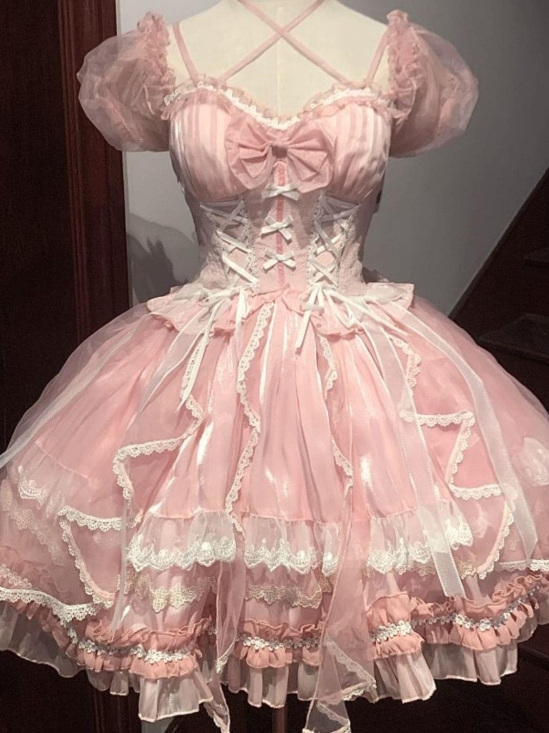 女の子ドレスサスペンダーロリータグレーズファンタジースーパーロリータジスクプリンセスドレス
