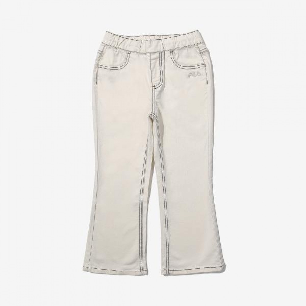 FILA ガールズ ブーツカットパンツ FK2PTF1101F_CRM