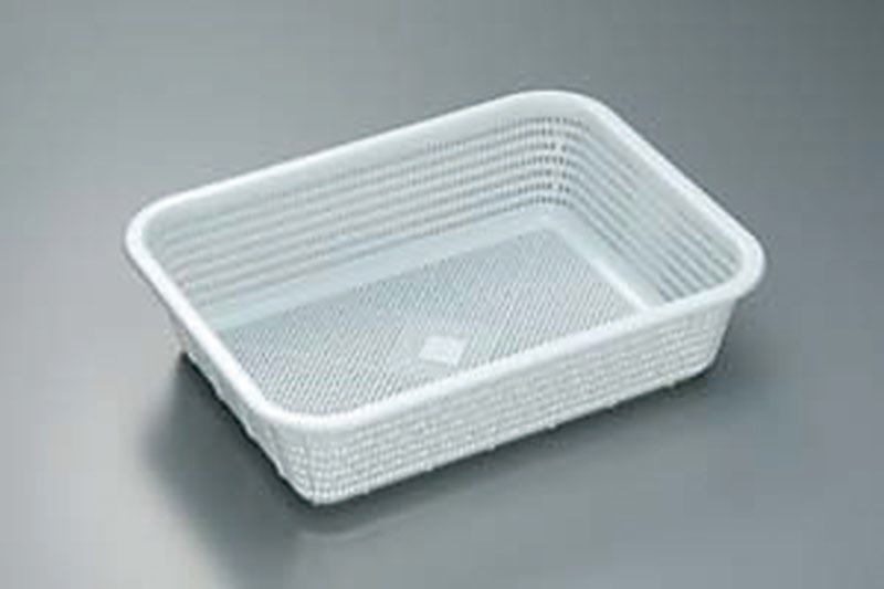 （まとめ買い）リス キッチンバスケット 浅型 ホワイト （大） [x3]