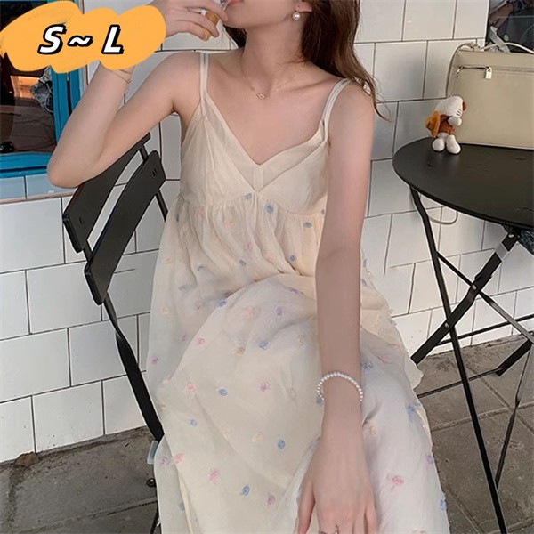 夏 ロングドレス スイート風 ワンピース ストラップ付き 体型を美しく見せる ロングドレス 旅行着