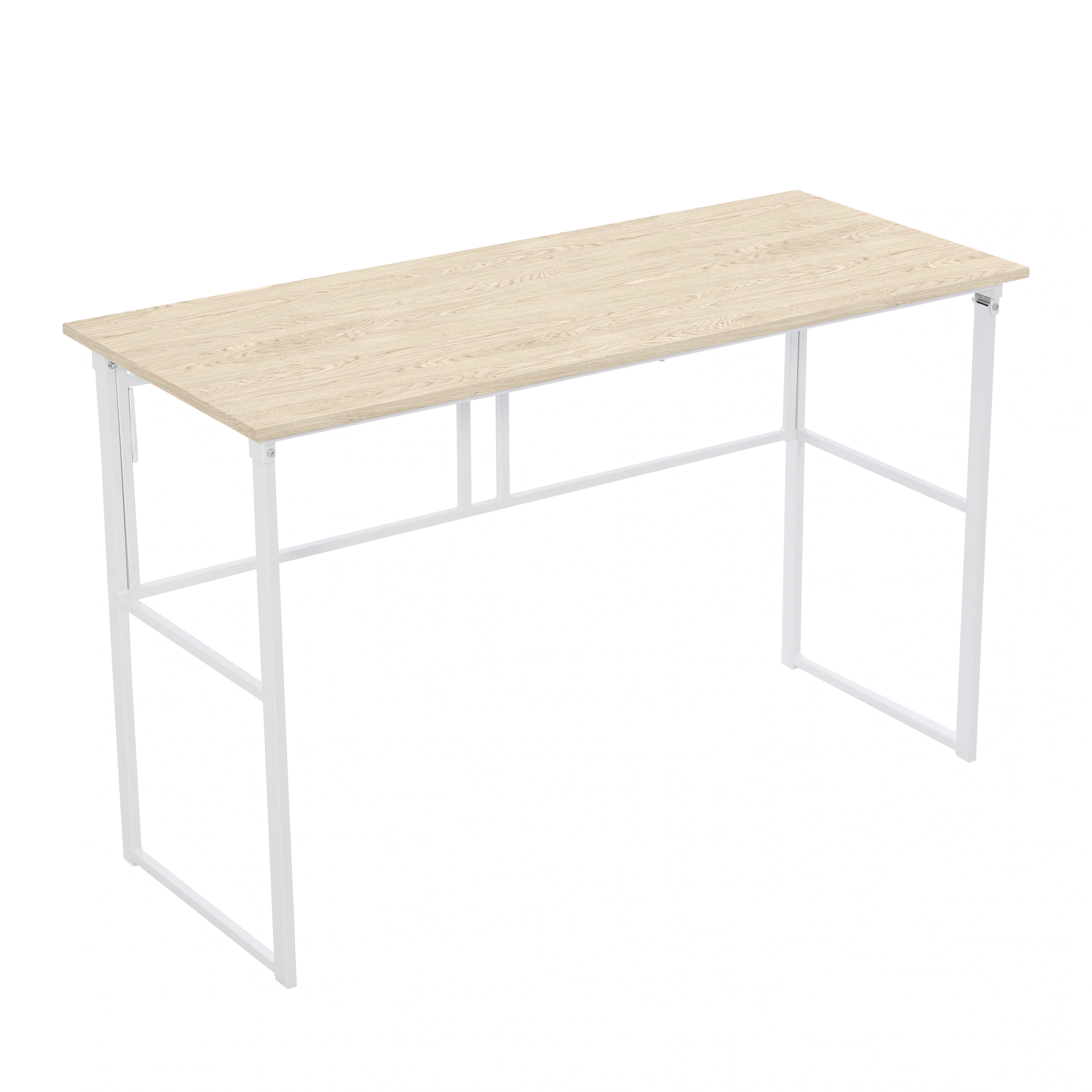 【国内発送!送料無料】パソコンデスク シンプルワークデスク ゲーミングテーブル 幅120cm PCデスク 学習机 勉強机 折りたたみ 完成品 木製 しっかりした構造 おしゃれ