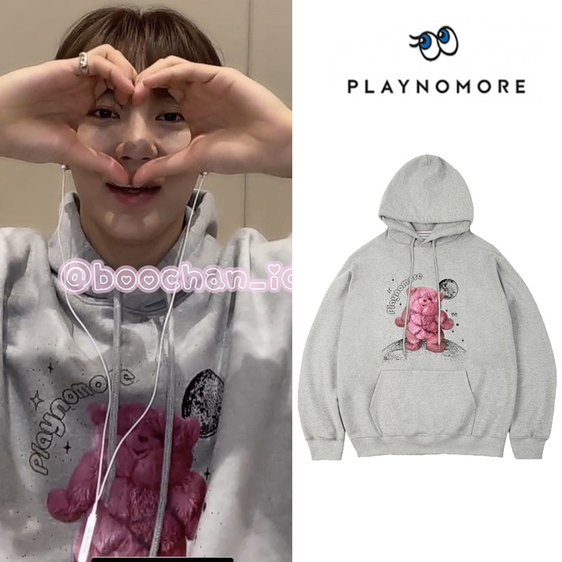 SEVENTEENスングァン着用 UGOMI HOODIE グレーフード