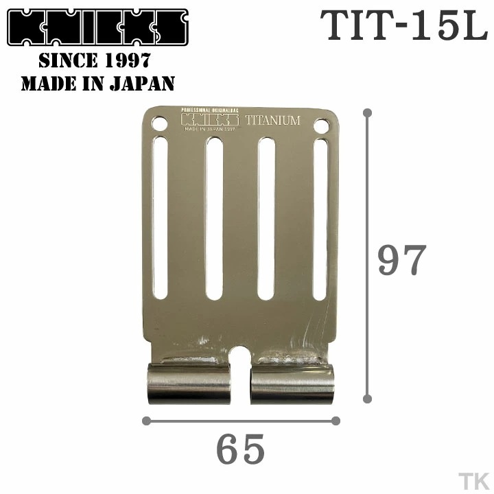 [即日出荷] KNICKS ニックス 連結チタニウム1.5mmベルトループ [総磨きタイプ] TIT-15L /nx-tit-15l 14,760円