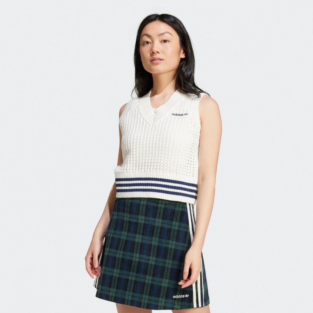 アディダスニットベスト IX1037-Oホワイト