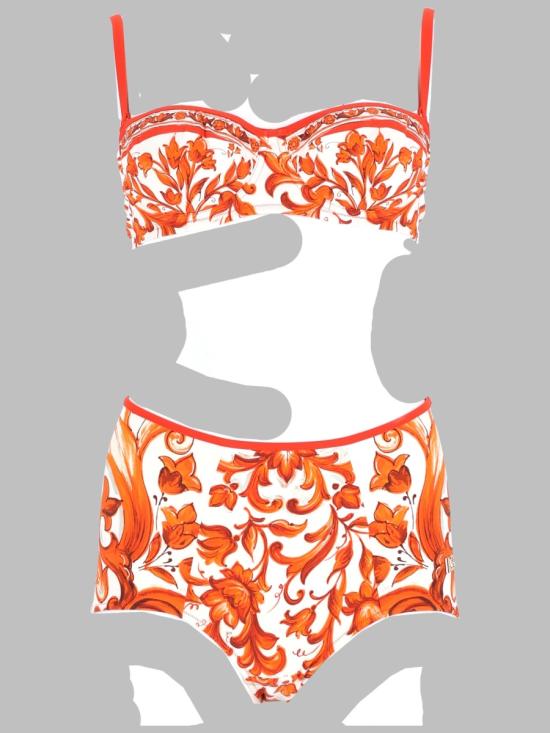 DOLCE & GABBANA Women Beachwear O8A27J ONO19ID3TN ORANGE
