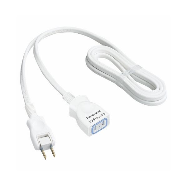 （まとめ） 延長コードX 2Pホワイト 2m WHA4912WP 1本 [x10セット]