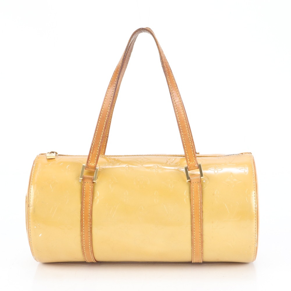 モノグラム ヴェルニ ベッドフォード M91006 レザー トート バッグ 肩掛け ショルダー ハンド レディース RUE CQ15-10 中古