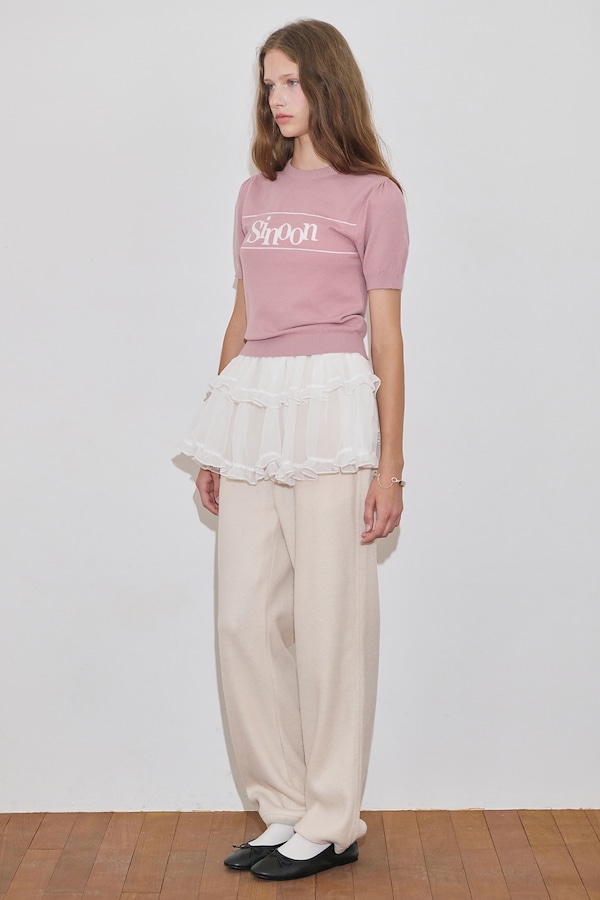 Qoo10 シヌーン 25SS Logo Half ロゴ 半袖