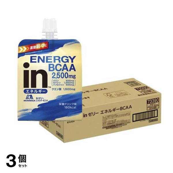 inゼリー エネルギー BCAA 栄養ドリンク味 6480g (180g×36個入) 3個セット