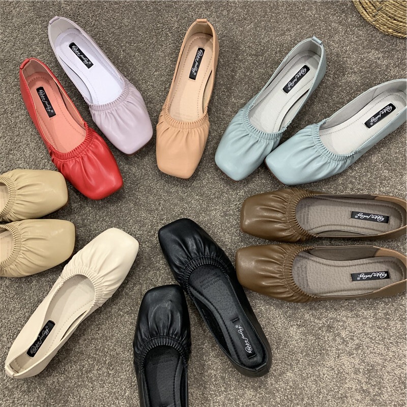 8カラー シューズ レディース パンプス サンダル 無地 ローヒール ブラック 黒 レッド ブルー パープル ブラウン ベージュ ピンク アプリコット 光沢 フォーマル カラバリ 楽ちん かわいい