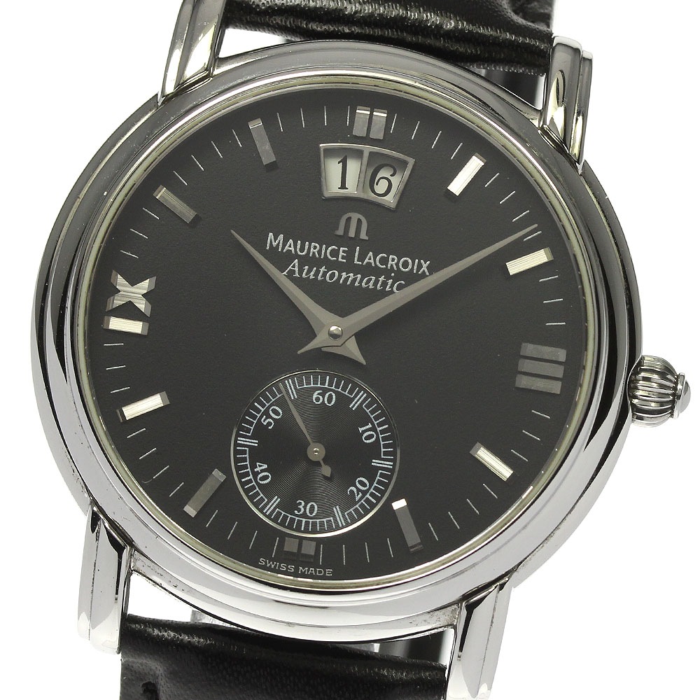 モーリスラクロア MAURICE LACROIX 58789 マスターピース ビッグデイト 自動巻き メンズ 良品 箱付き_801782【中古】
