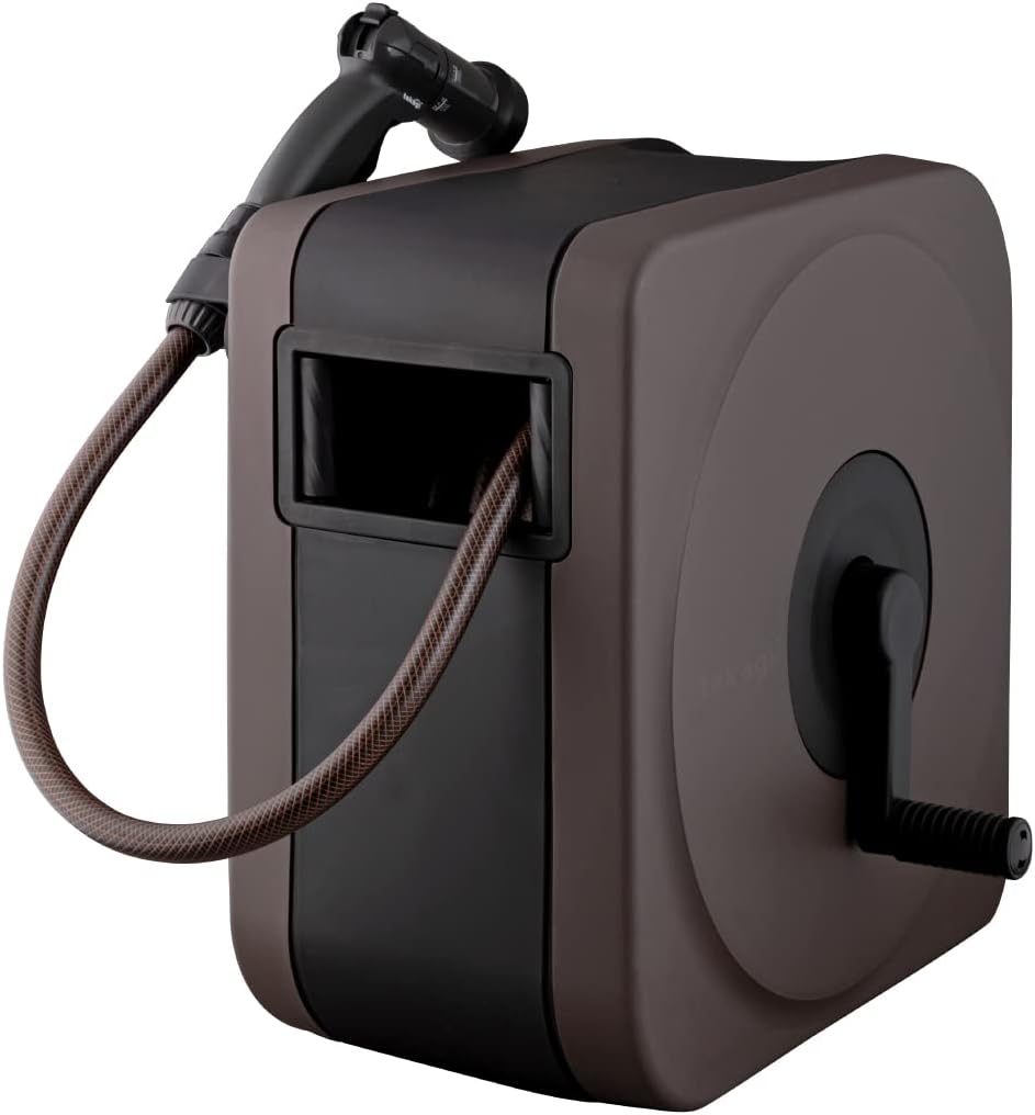 タカギ(Takagi) ホース ホースリール BOXY NEXT (ブラウン, 30m)