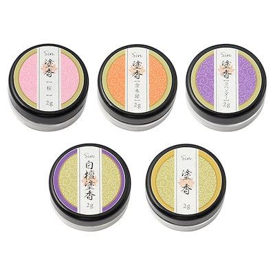 Qoo10] cruchic 塗香 2g 試し5種 白檀 クラシック : 香水