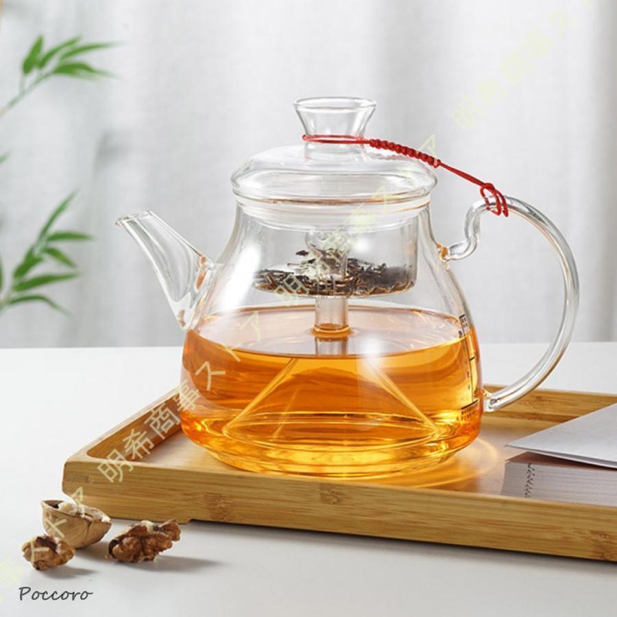 耐熱ガラス 急須 耐熱 大容量 紅茶 お茶 ガラスポット 食洗機対応 花茶 茶こし付 ポット クリア ティーサーバー 紅茶ポット 食洗機可 ガラスティーポット