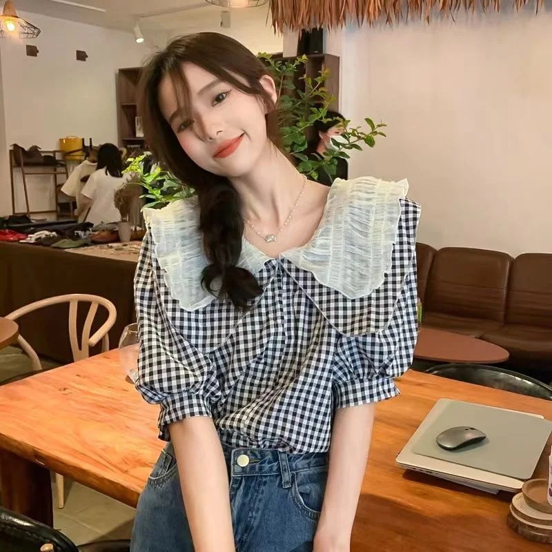 新作Tシャツ 半袖 パフスリーブ シックなトップス Tシャツ シャツ レディース 夏 29,383円
