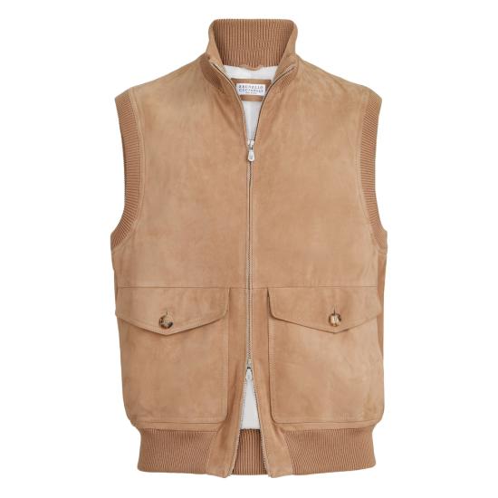 BRUNELLO CUCINELLI Men Vests MPCLF2079 CMJ06 NEUTRALS