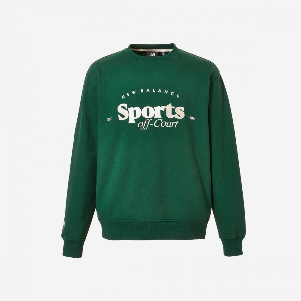 ニューバランスユニスポーツクラブフリースマンツーマン（（40）グリーン）