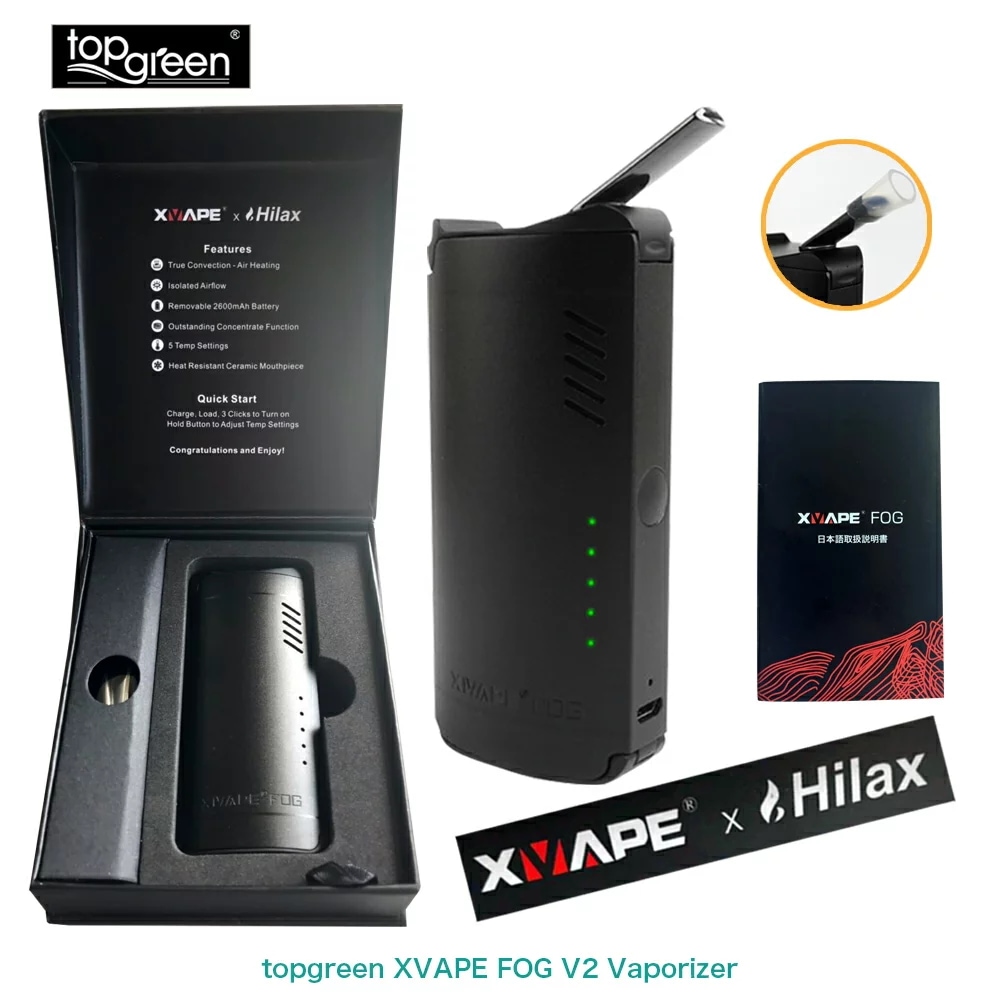 加熱式タバコ 葉タバコ シャグ Vaporizer topgreen XVAPE V2