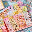 悦真10枚のカードセットかわいいアニメ児童手帳貼り絵レーザーカードシール手帳シール