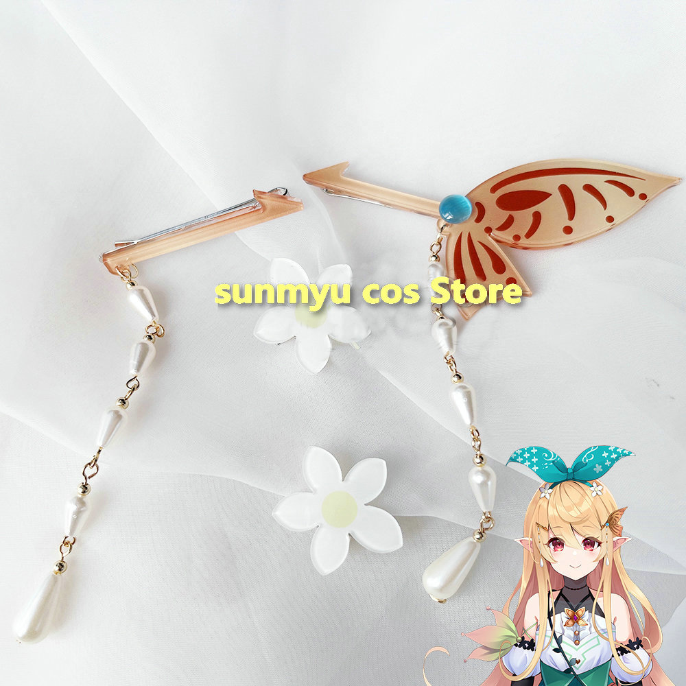 バーチャルYouTuber VTuber にじさんじ ポム・レインパフ 髪飾りセット コスプレ道具 アクセサリー