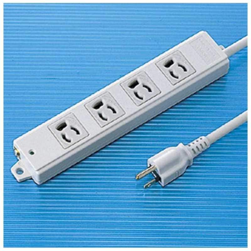 サンワサプライ　工事物件タップ(3P4個口5m)　TAP-KE4-5