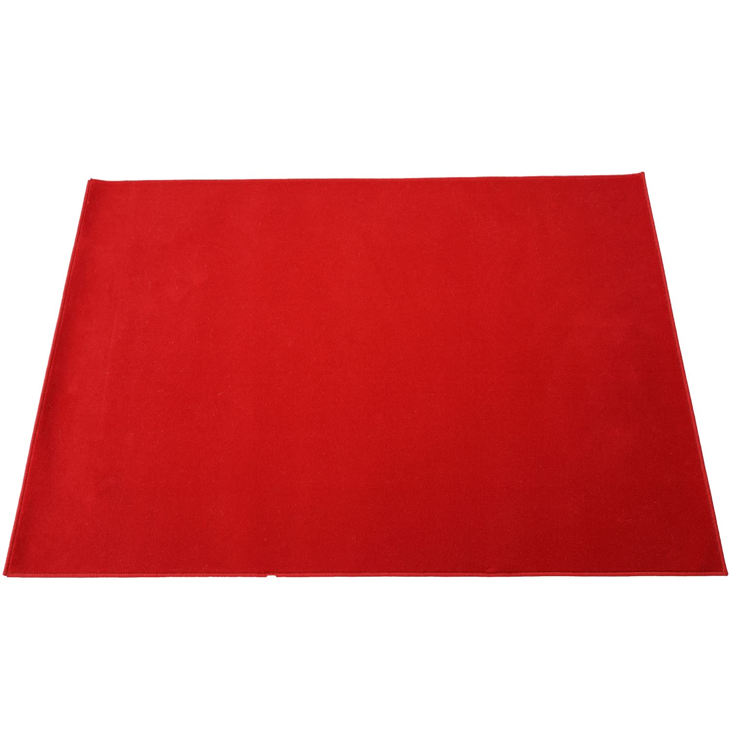 スミノエ(Suminoe) オーダーラグ レッド 幅180cm ×長さ50cm WOOL REX 防炎 消臭