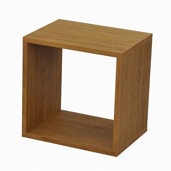 オープンラックシステム/マルチ収納棚 幅40cm奥行30cm高さ40cm 木目調 シンプル 4040 DIY 日曜大工 インテリア