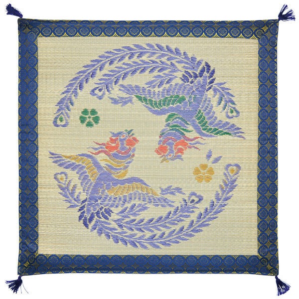 81851900 国産い草御前座布団 鳳凰 70×70 メーカー直送