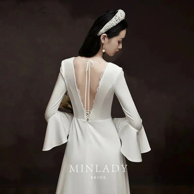 结婚式 サテン 結婚式 ロングワンピース レー1 ストラップレスブラ ワンピース ドレス バックレス レディース ワンピース イレギュラー パーティードレス 切り替え ドレス