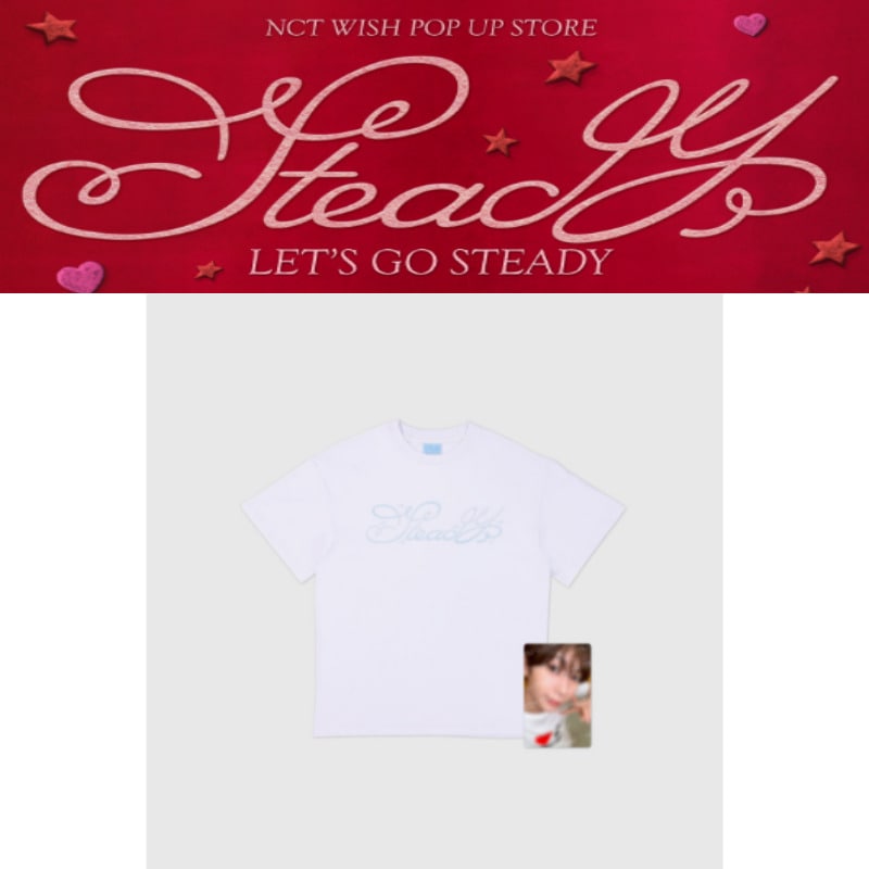 NCT WISH - 03 T-SHIRT SET / 2024 NCT WISH [LET’S GO STEADY] 1st OFFICIAL MD