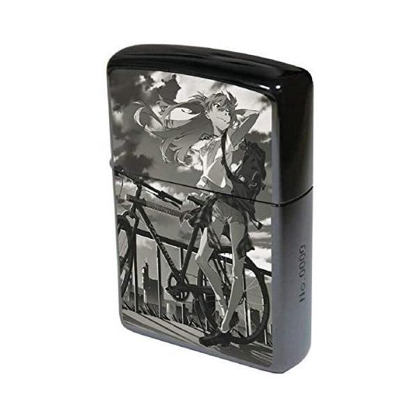 RADIO EVA ZIPPO アスカ (The bicycle) 掻き下ろしイラストVer