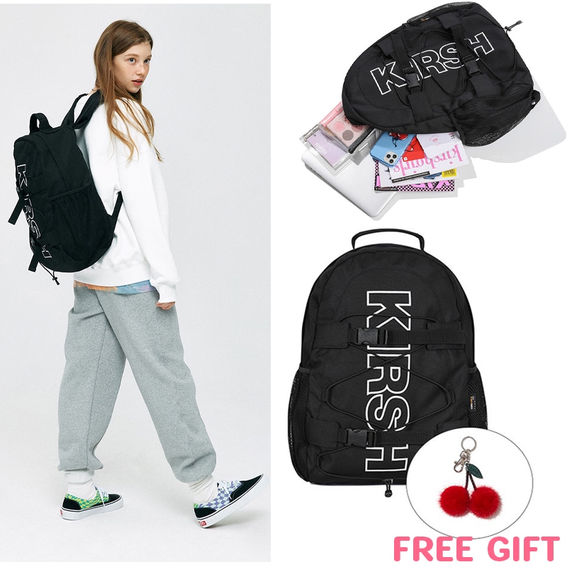 Pocket Logo Sports Backpack [BLACK] リュック パック 韓国