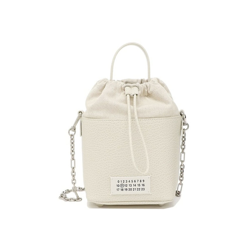 MAISON MARGIELA 5AC スモール クロスバッグ アイボリー S61WG0035 P4348 H9368