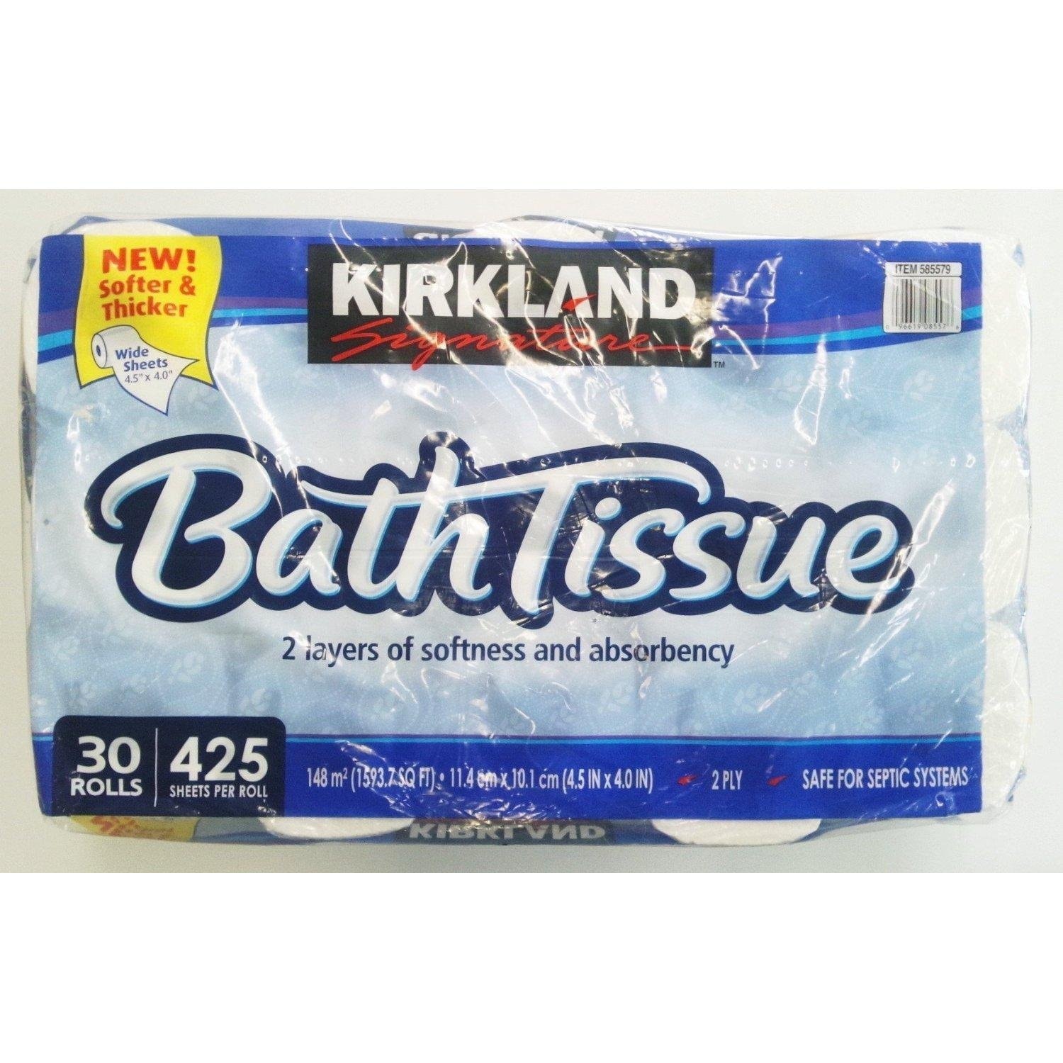 即日発送 カークランド トイレットペーパー ダブル(2枚重ね)30ロール 2袋セット 5,270円