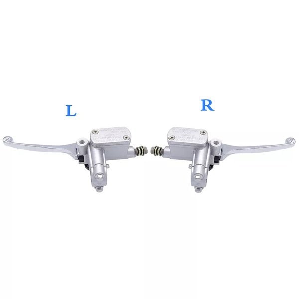 マスターシリンダー付きユニバーサル油圧ブレーキ 1ペア クラッチレバー 右/左 ホンダ用