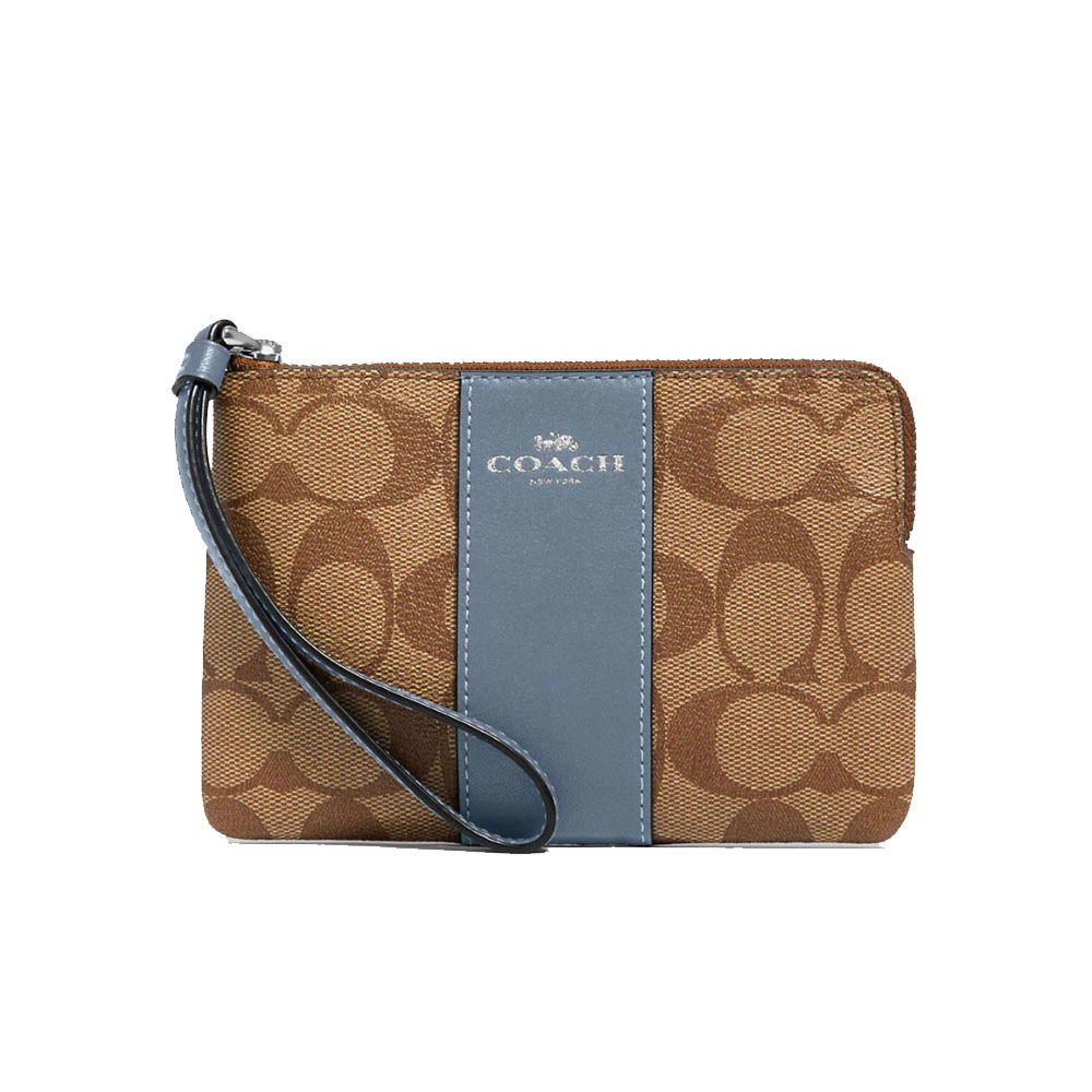 シグネチャー柄 リストレット ポーチ 携帯入れ 小銭入れ 小物入れ 58035