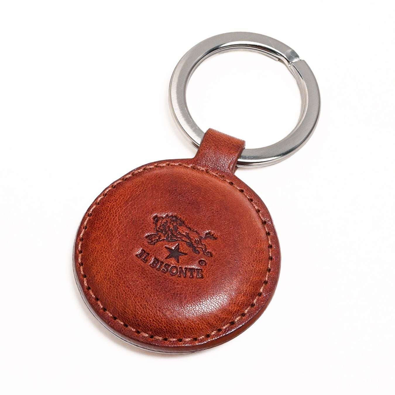 キーリング キーホルダー サークルプレート メンズ レディース レザー コニャック(ブラウン) SKH182 PO0001 BW221