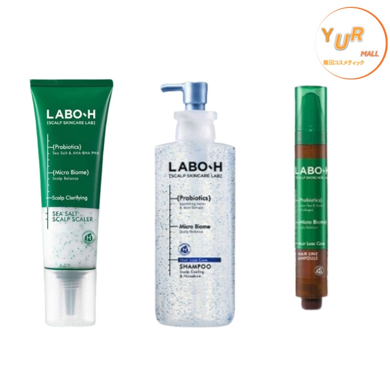 頭皮クーリング 3STEPセット/クーリング&ノーセバム シャンプー/シーソルト スケーラー /ヘアライン アンプル