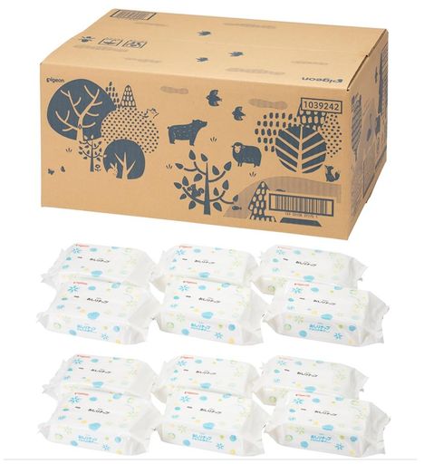 ピジョン PIGEON おしりナップ やわらか厚手仕上げ 2464枚(77枚×32パック)[ケース品]