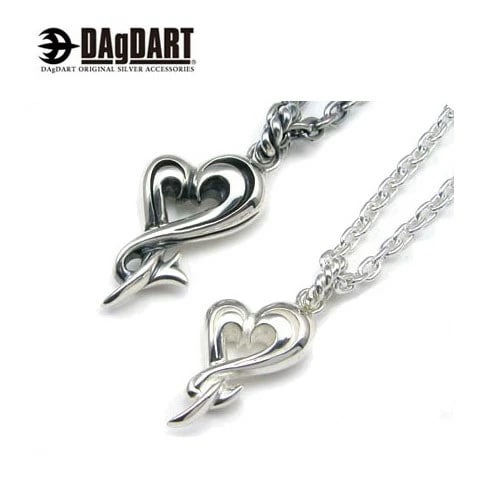 ダグダート DAgDART [Twine love] ハートデザイン ペアペンダント ペアネックレス