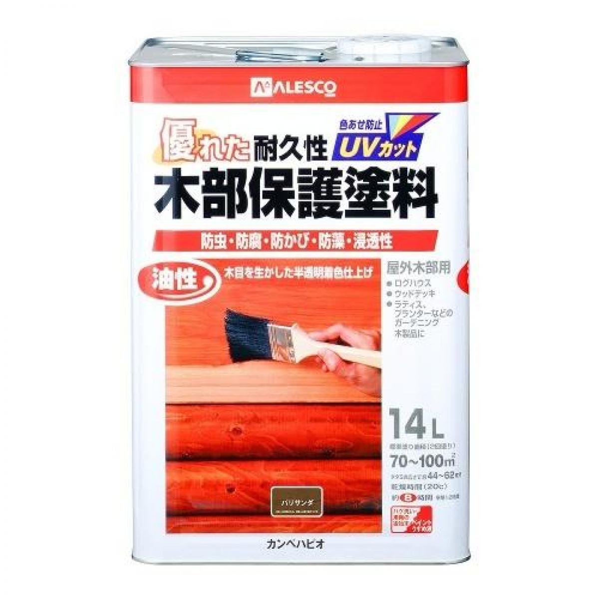 カンペハピオ 油性木部保護塗料 14L パリサンダ