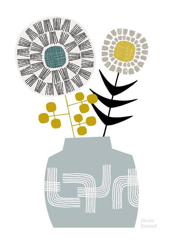 ELOISE RENOUF VASE NO.1 A2 アートプリント/ポスター 【北欧