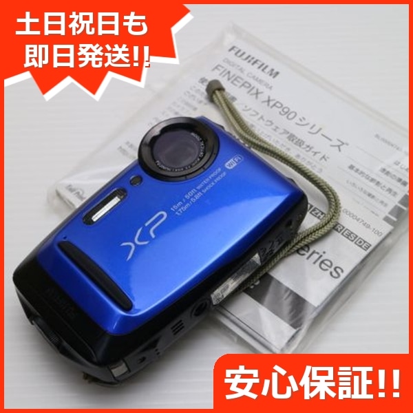 美品 FinePix XP90 ブルー コンデジ FUJIFILM 198
