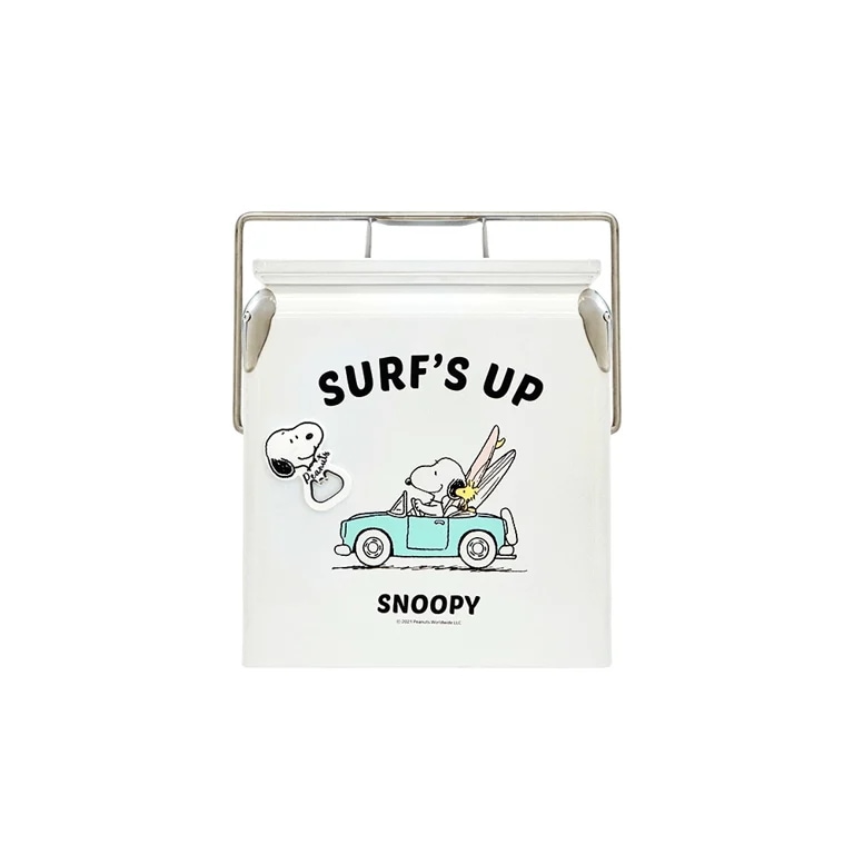 [ボフレンズ] スヌーピー キャンプ サーフ クーラー 2color アイスボックス クーラー ボックス