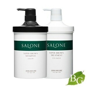 サローネ スーパーブラウン シャンプー トリートメント セット 1000mL 1000g ポンプタイ