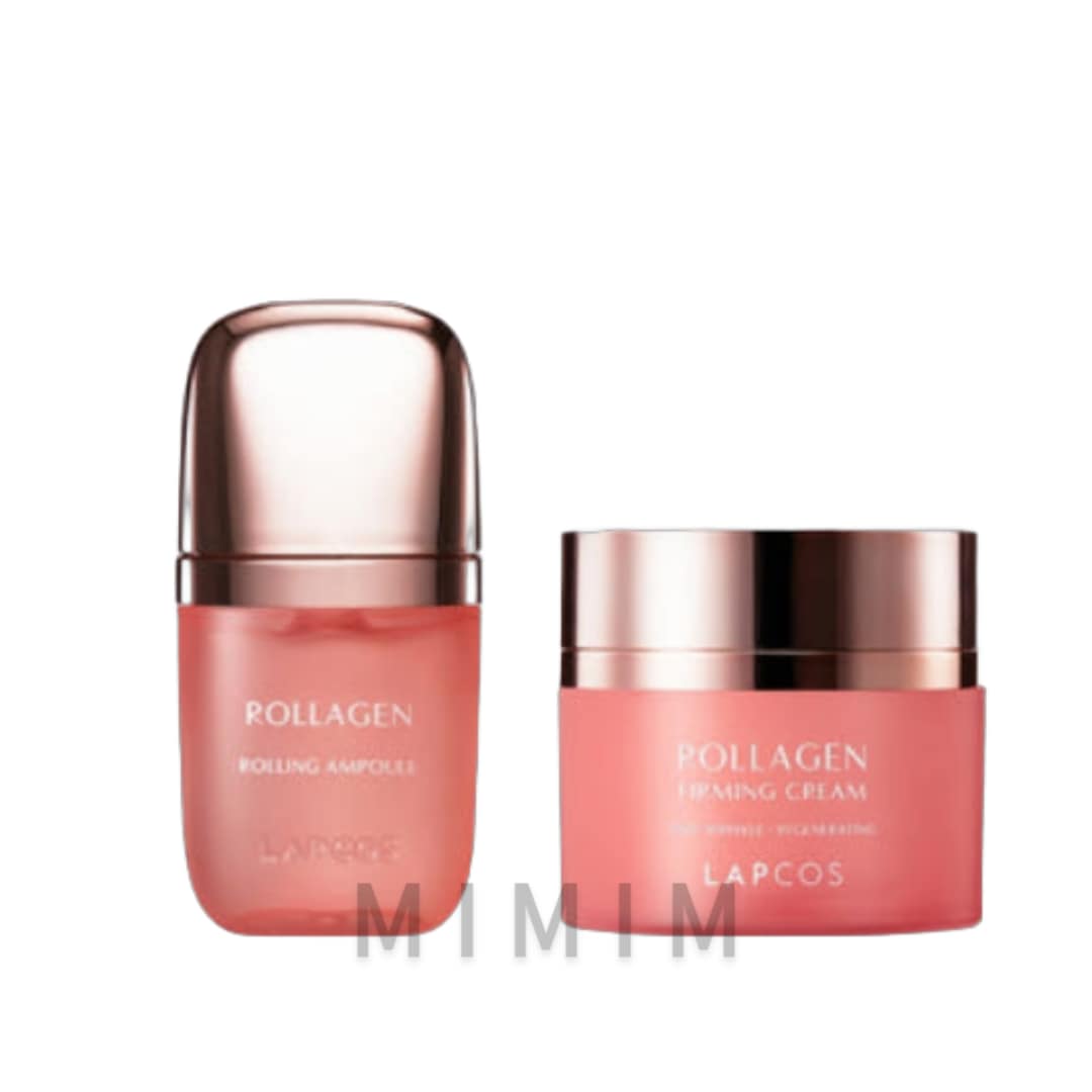 ローラゲン ローリング アンプル(ピンク)20ml + ファーミングクリーム 50ml 2点 セット/ Anti-Aging