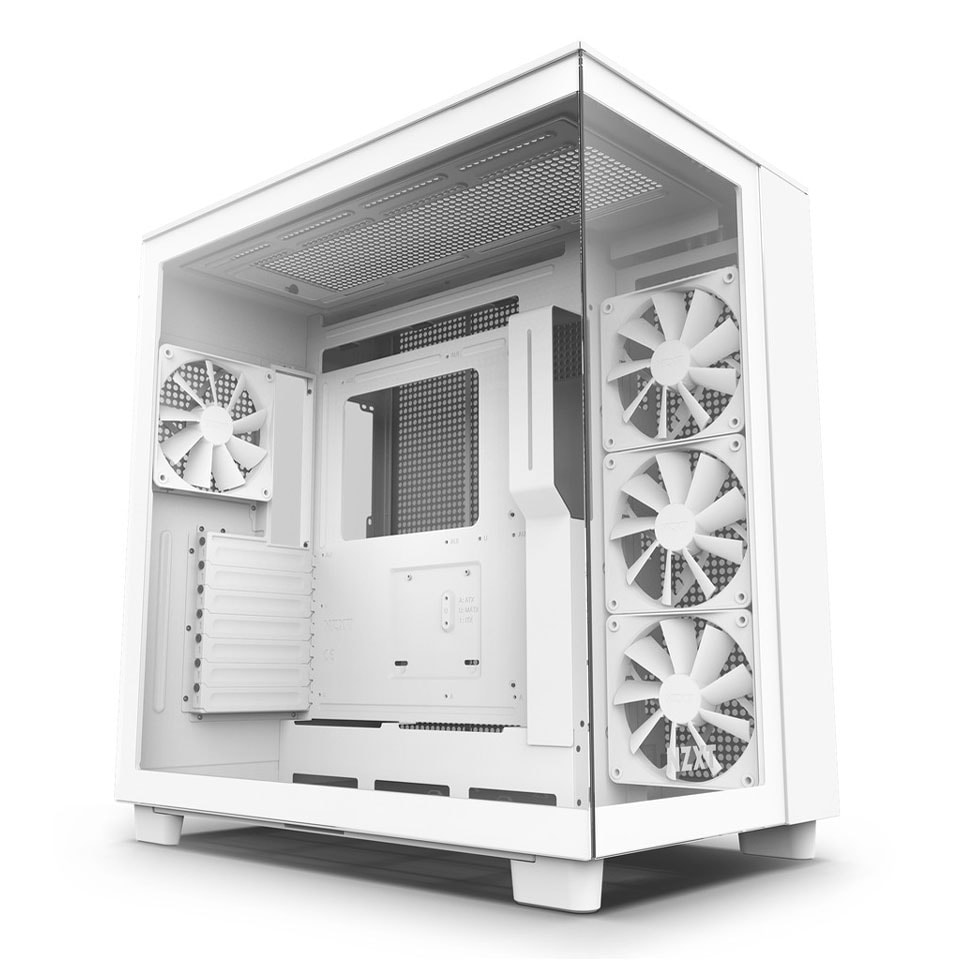 NZXT NZXT ミドルタワーPCケース H9 Flow ホワイト CMH91FW01