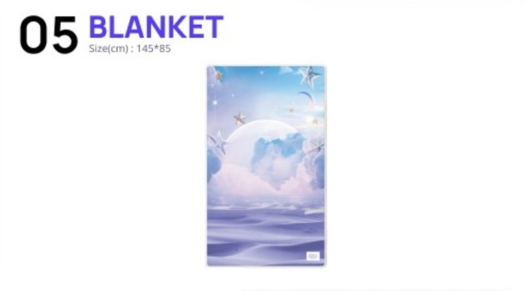 [即日発送] ATEEZ EXHIBITION DESTINYS MEMORIES OFFICIAL MERCH BLANKET