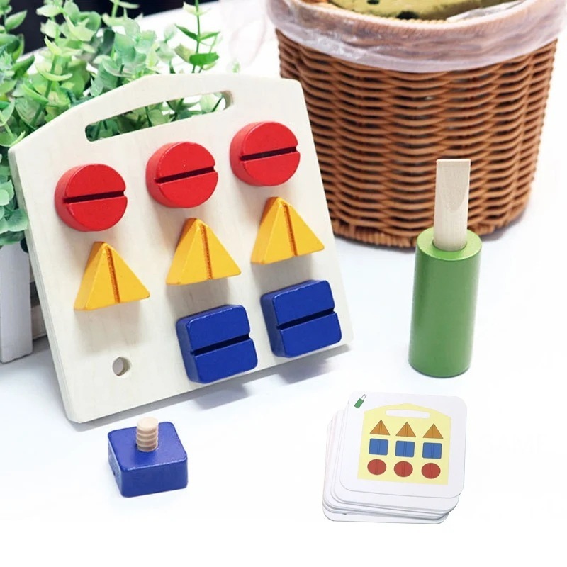 大きなへこみのビルディングブロック,ブナの木の形,子供のスタッキング,幼児教育玩具,30個 - 26